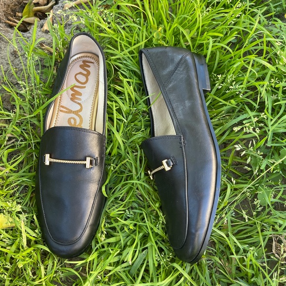 - Sam Edelman Loraine Black Leather Loafers Size 7 womens - Picture 7 of 9